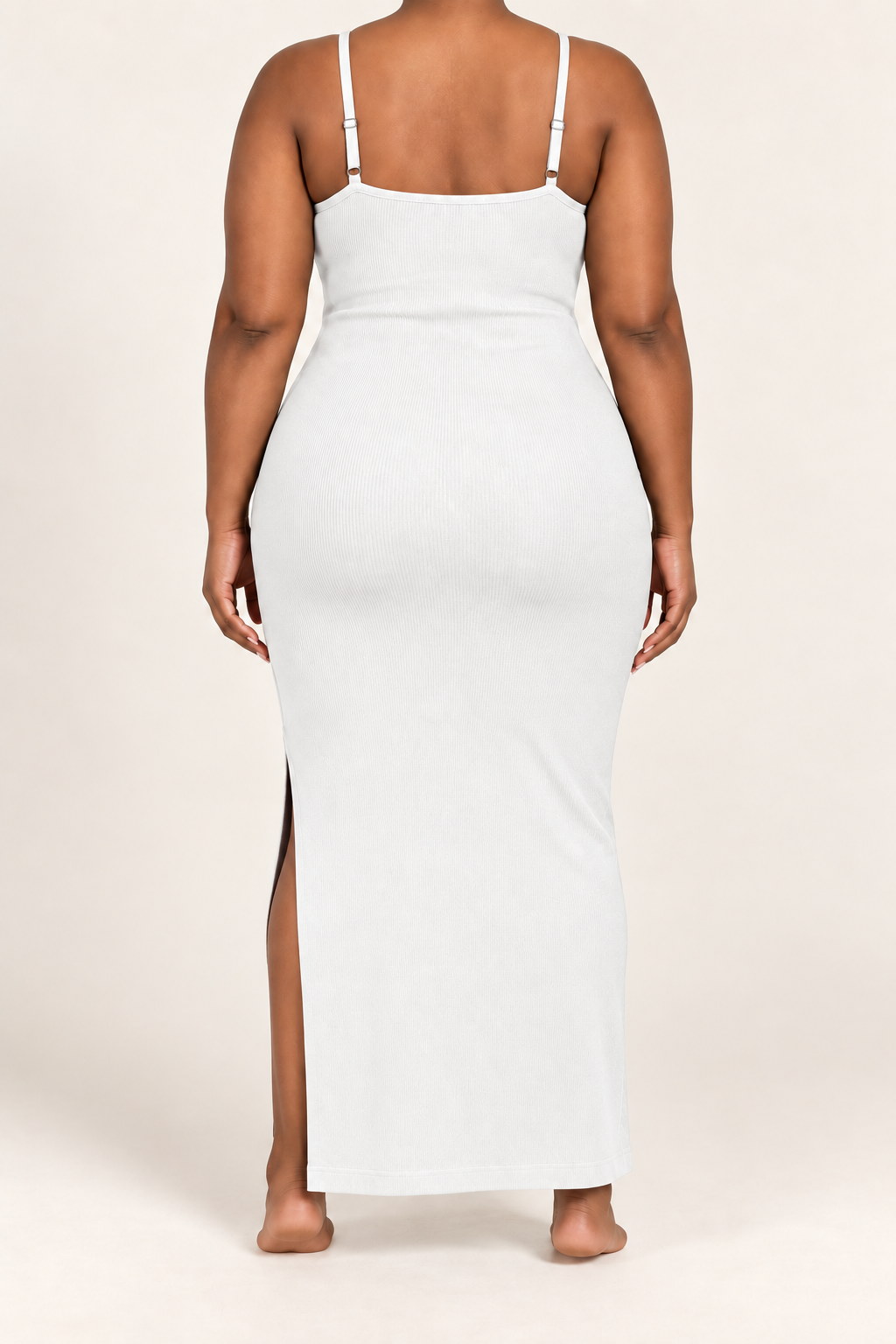 The Becoming Her Ribbed Maxi Dress